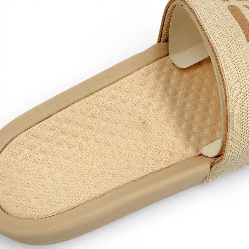 NEW APL Men's Big Logo TechLoom Slide Warm Silk/Caramel Size 8